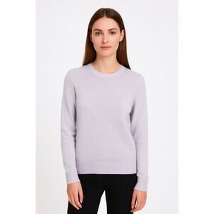 C BY BLOOMINGDALES CASHMERE SWEATER SERENITY BLUE‎ CREW NECK SWEATER SIZE M
